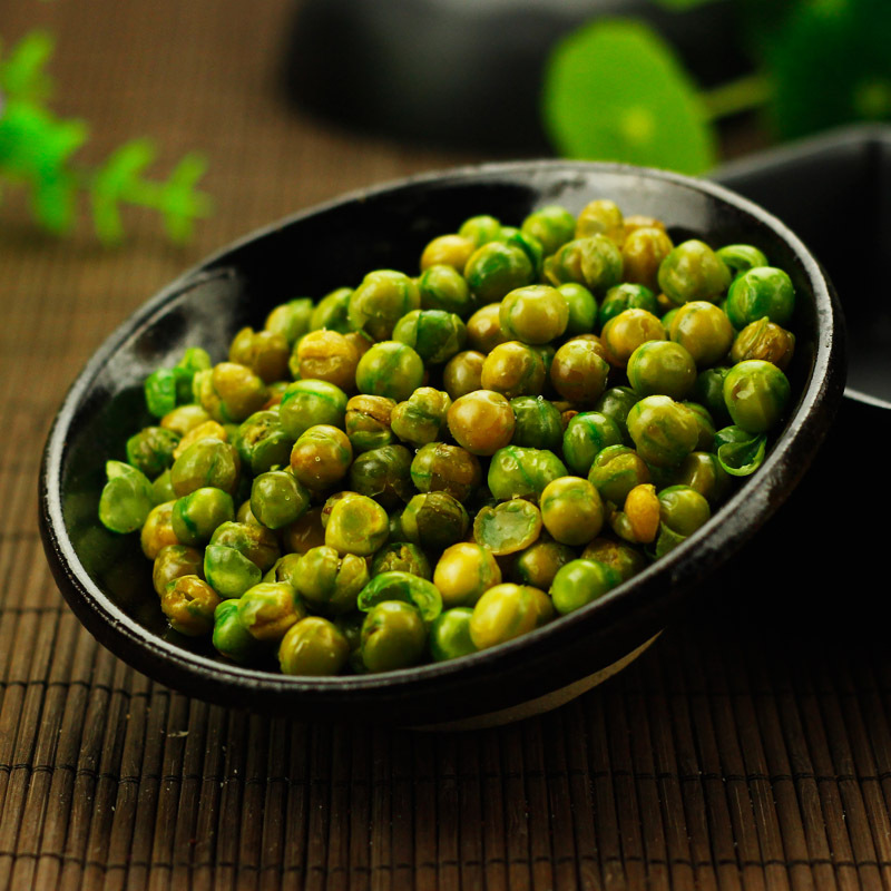 坚果休闲蒜香青豆油炸青豆200g 特价特级