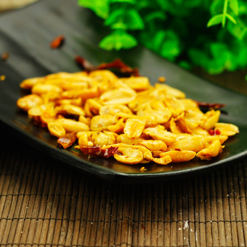 休闲零食品酒鬼辣花生米散装小包装200g厂家特价