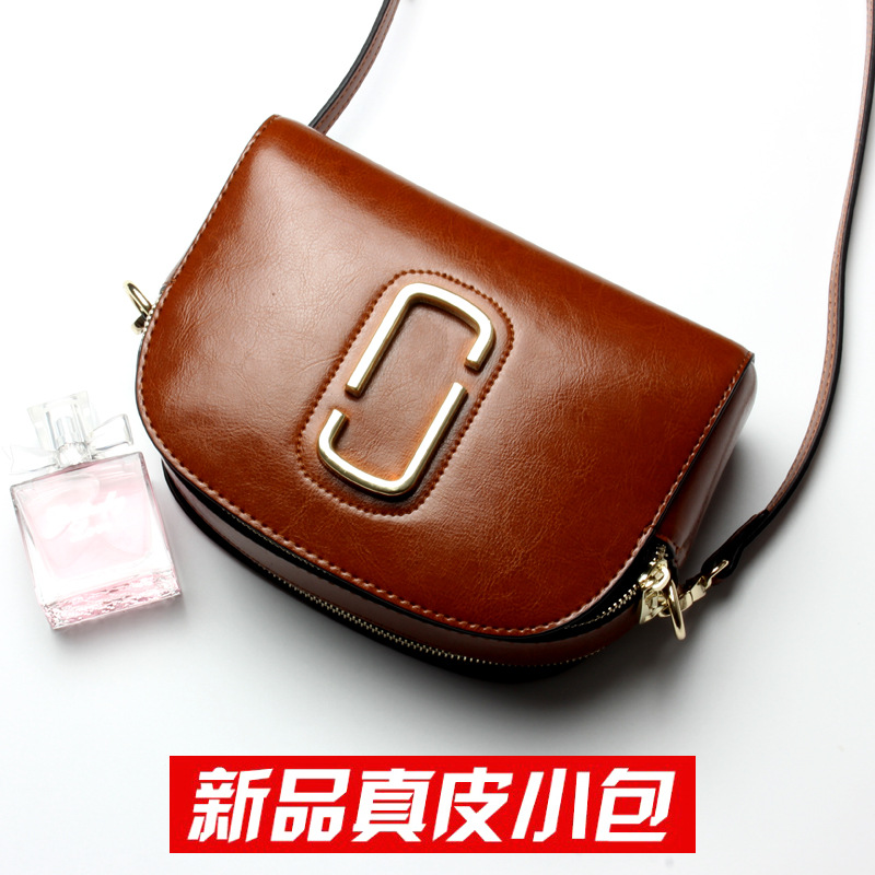 新款女包时尚牛皮小方包女士单肩休闲包包手提包