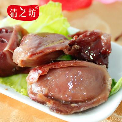 清之坊休闲零食香辣/五香鸭肫/鸭胗真空美味160g