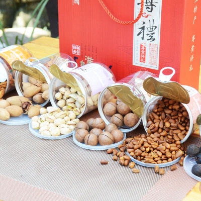 年货礼盒坚果炒货过年送礼品年货大礼包干果混合装