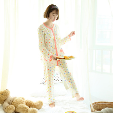 秋冬新款孕妇睡衣孕妇月子服产后哺乳服喂奶衣休闲孕妇装