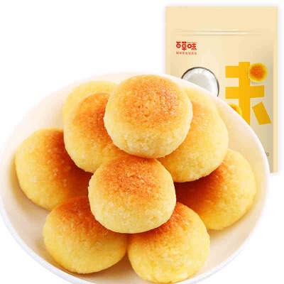 百草味 椰丝球210g糕点甜点小包装零食代早餐小蛋糕