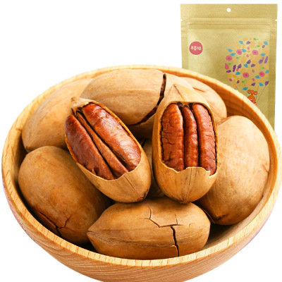 百草味 奶油味碧根果100g/袋坚果特产零食小吃长寿果