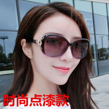 新款时尚狐狸头 女士大框太阳眼镜经典百搭墨镜