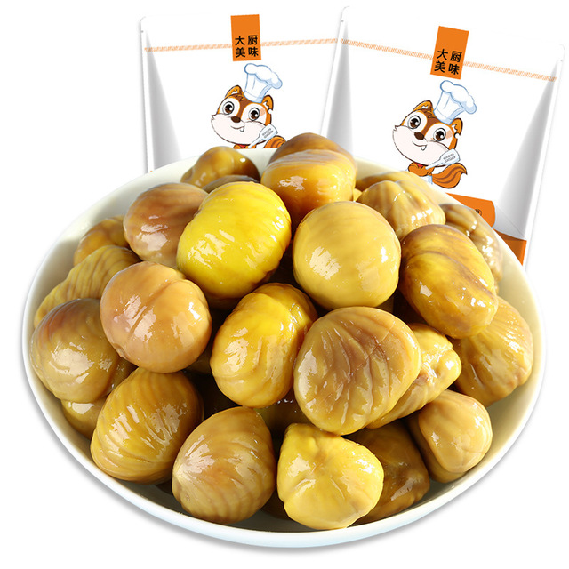 鼠大厨板栗仁100gX1袋原味办公室零食坚果炒货