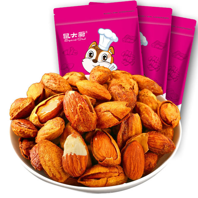 三只松鼠同款巴旦木108g/袋三只松鼠同款零食 坚果干果