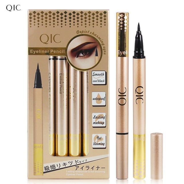 QIC/琦妮彩液体眼线笔 彩妆工厂直销防水不晕染眼线笔