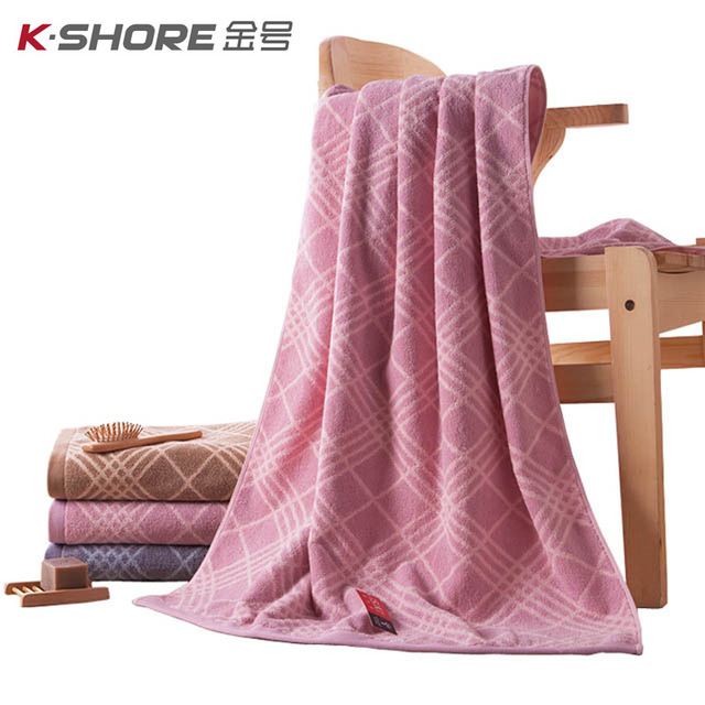 【金号依诗家】纯棉提缎欧式浴巾150*75厂家480g正品
